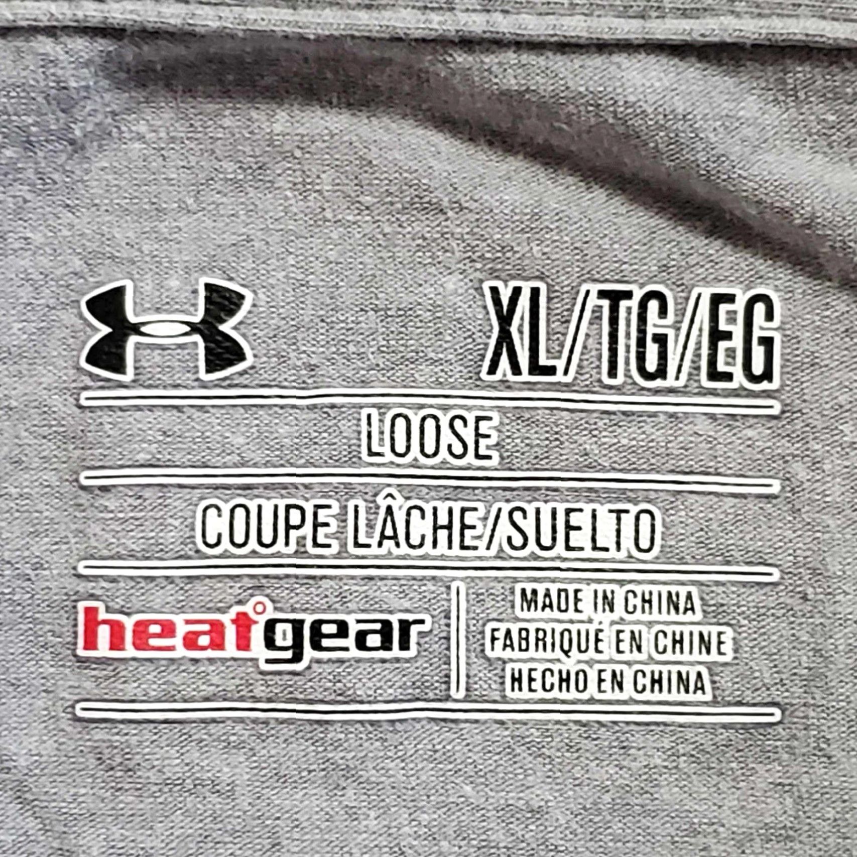 Under Armour Under Armour Air Plane T Shirt Military Graphic Tee XL Gray Mens Regular Pullover Crew Neck Short Sleeve Cotton Blend Logo Size US XL / EU 56 / 4 - 3 Thumbnail