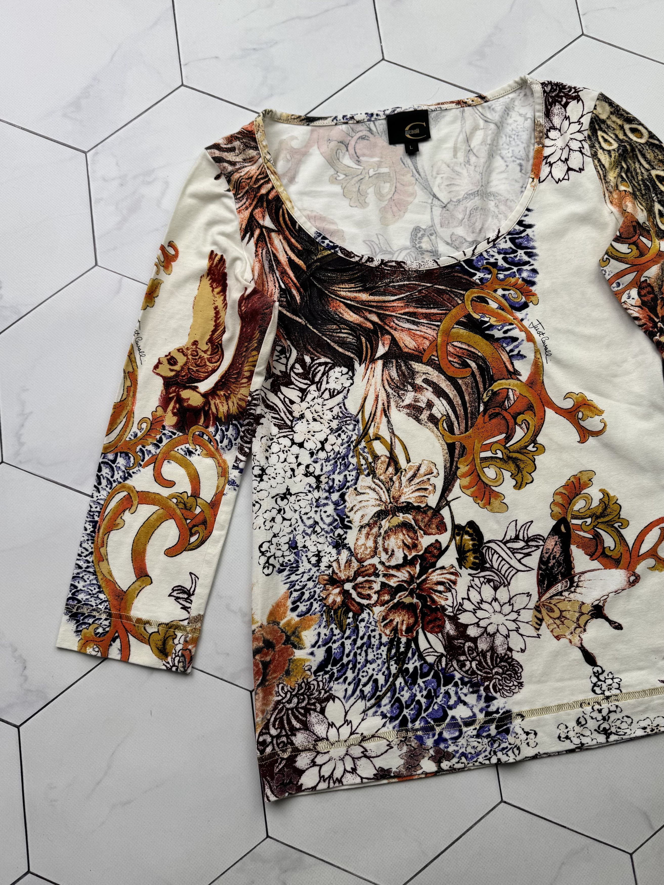 Just Cavalli Just Cavalli 2008 Long Sleeve (B68) Size M / US 6-8 / IT 42-44 - 2 Thumbnail