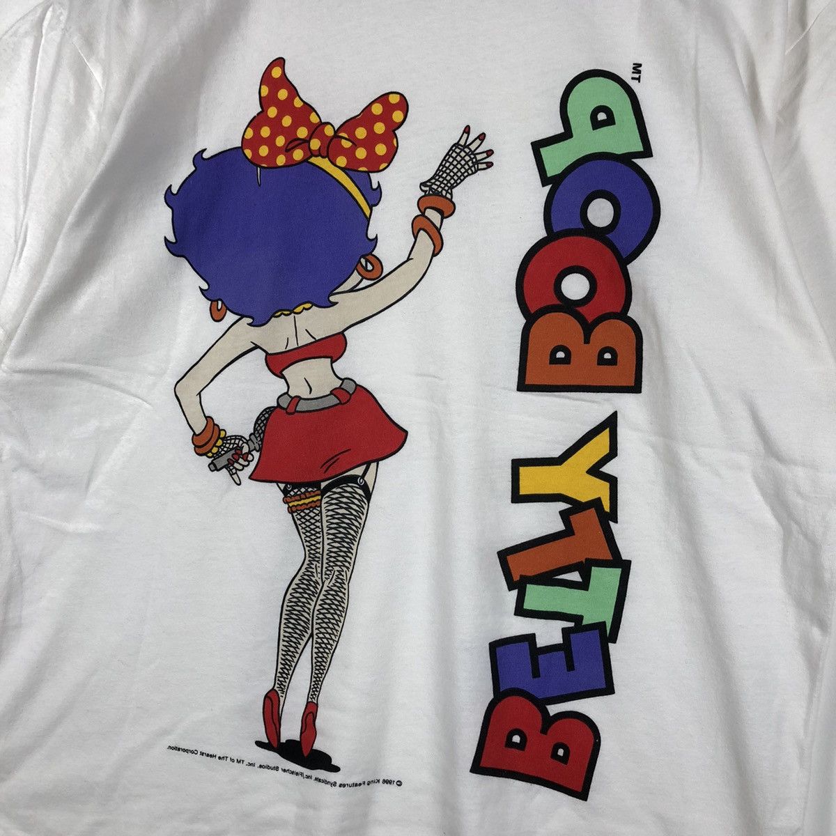 Vintage BETTY BOOP Vintage Mirror Print T-Shirt Size US M / EU 48-50 / 2 - 6 Thumbnail