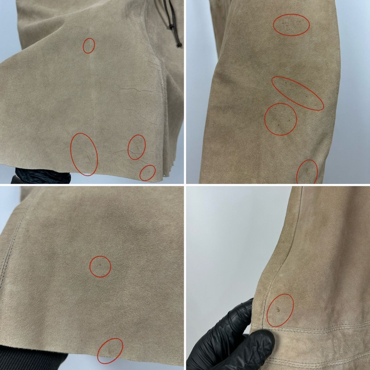 Brunello Cucinelli Vintage Brunello Cucinelli Suede Leather Strappy Midi Dress Size M / US 6-8 / IT 42-44 - 23 Thumbnail
