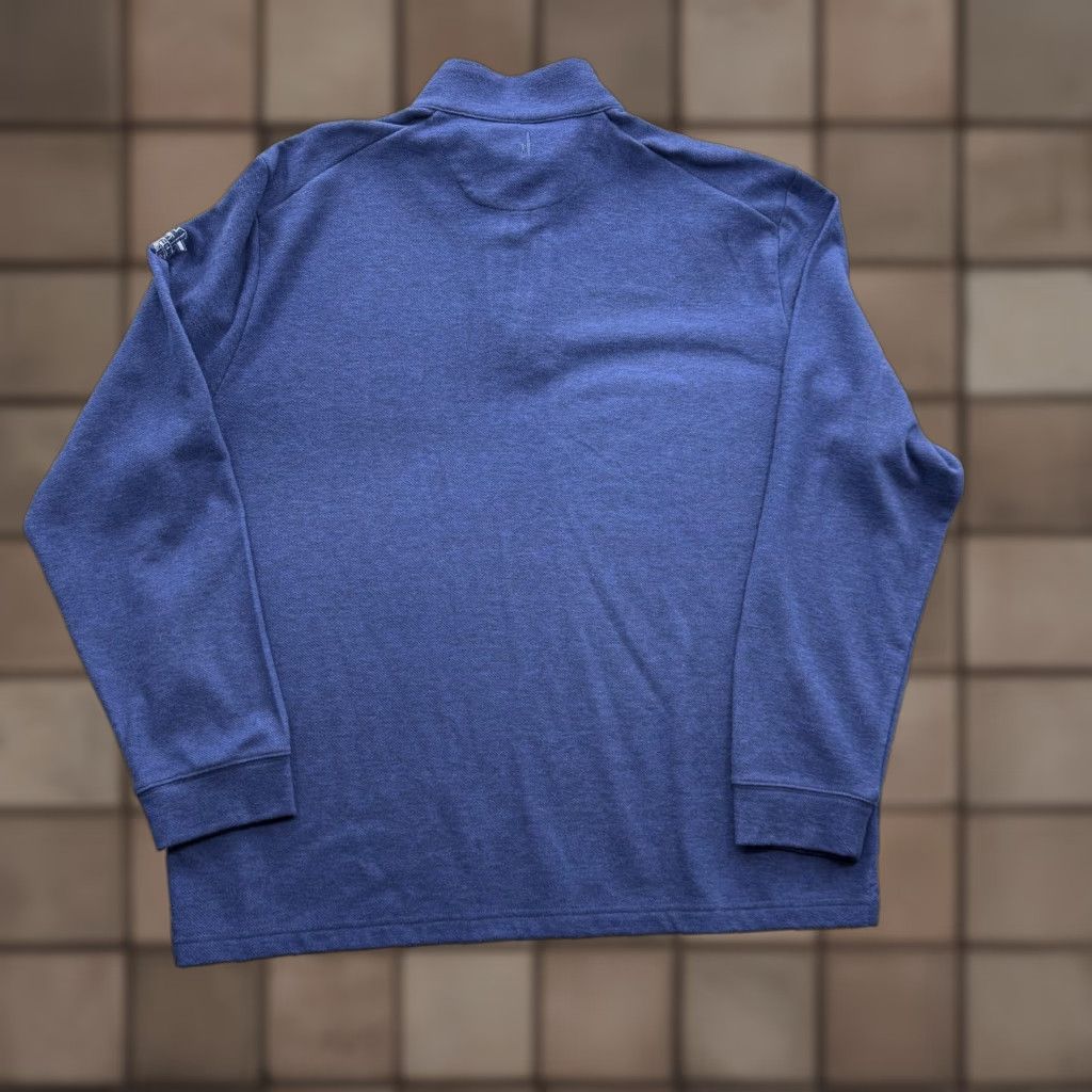 johnnie-O johnnie-O Pullover Mens 2XL Blue Quarter Zip Long Sleeve FCA Cross Logo Size US XXL / EU 58 / 5 - 1 Thumbnail
