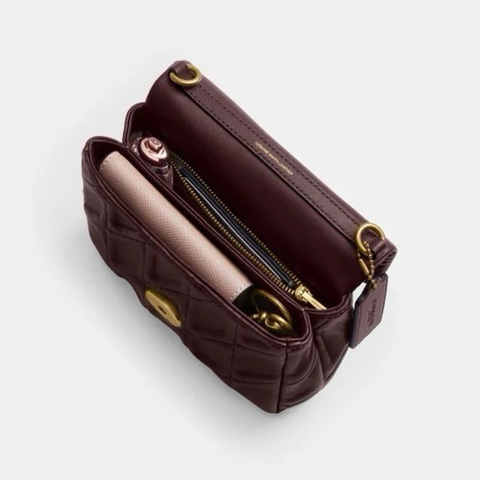 Coach NWT Coach Times Square Tabby CW628 Merlot Shoulder Bag 17 Size ONE SIZE - 10 Thumbnail
