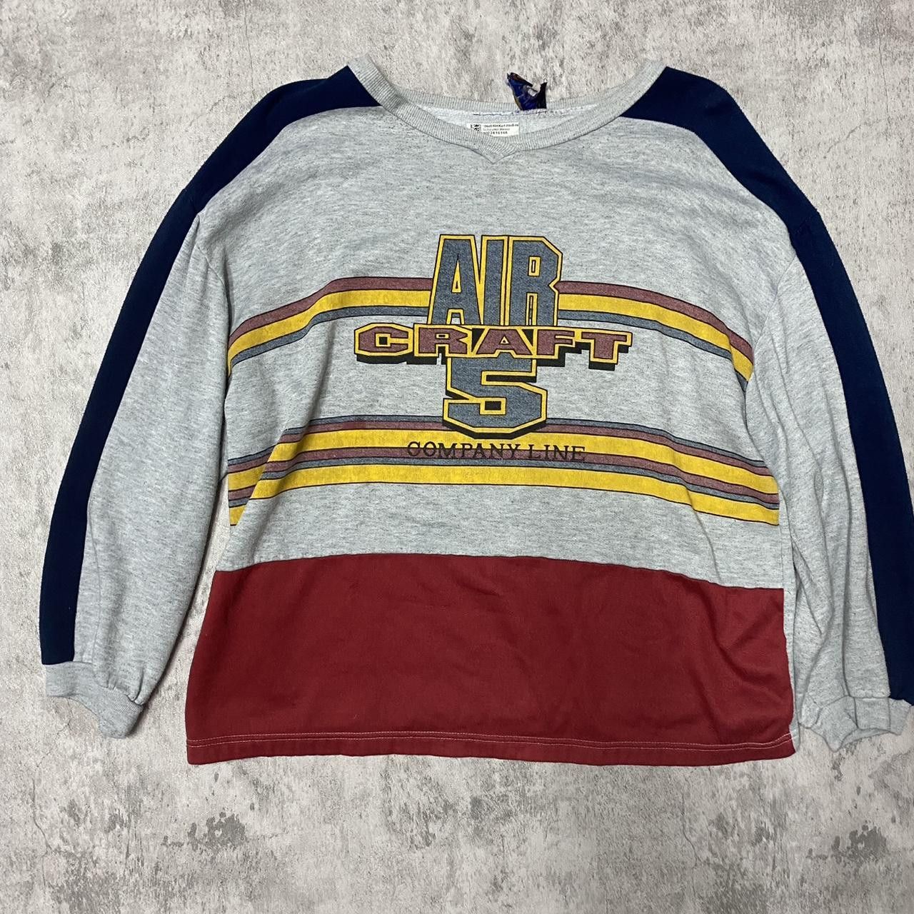 Other Grey and red vintage Aircraft sweatshirt Size US M / EU 48-50 / 2 - 1 Thumbnail