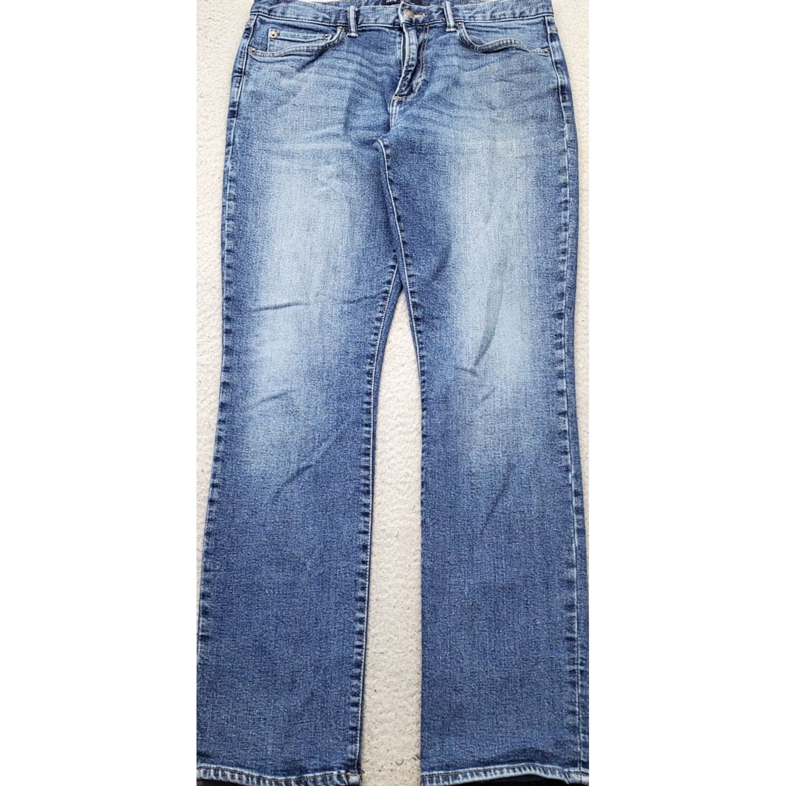 Gap Gap Jeans Mens 32 Denim 5 Pocket Stretch Skinny Leg Size: 32 Mens Blue Denim Jeans Size US 32 / EU 48 - 2 Thumbnail