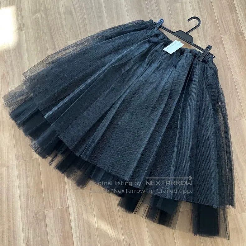 Comme des Garcons Comme Des Garcons size S Black Vintage Tulle Skirt Size 22" - 1 Thumbnail