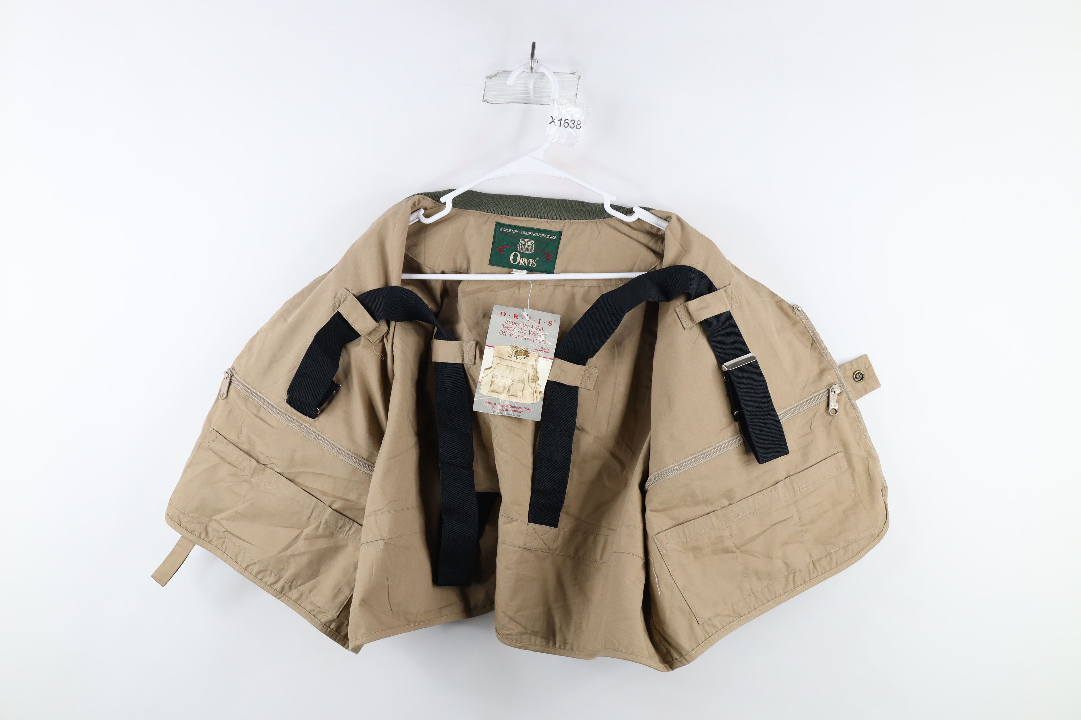 Vintage Deadstock Vintage 90s Orvis L Pak Fly Fishing Vest Jacket Size US XXL / EU 58 / 5 - 12 Thumbnail
