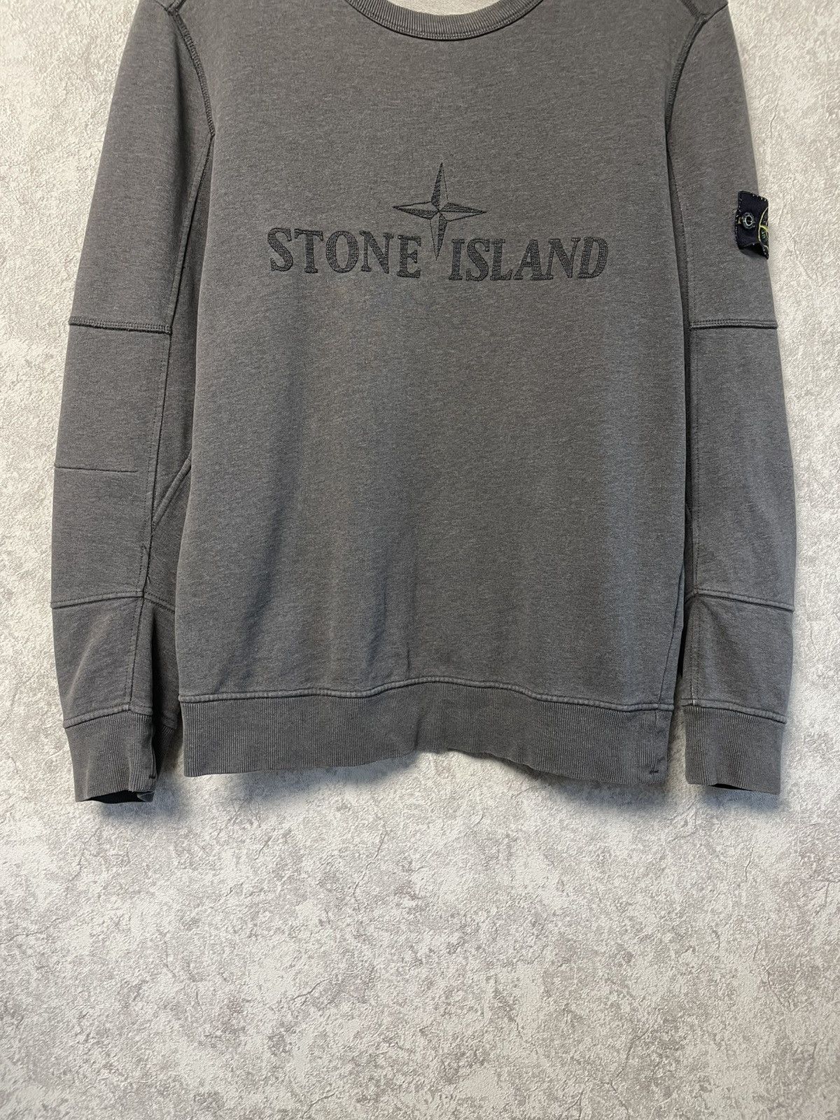 Stone Island Stone Island Big Embroidered Logo With Patch Sweatshirt Size US S / EU 44-46 / 1 - 3 Thumbnail