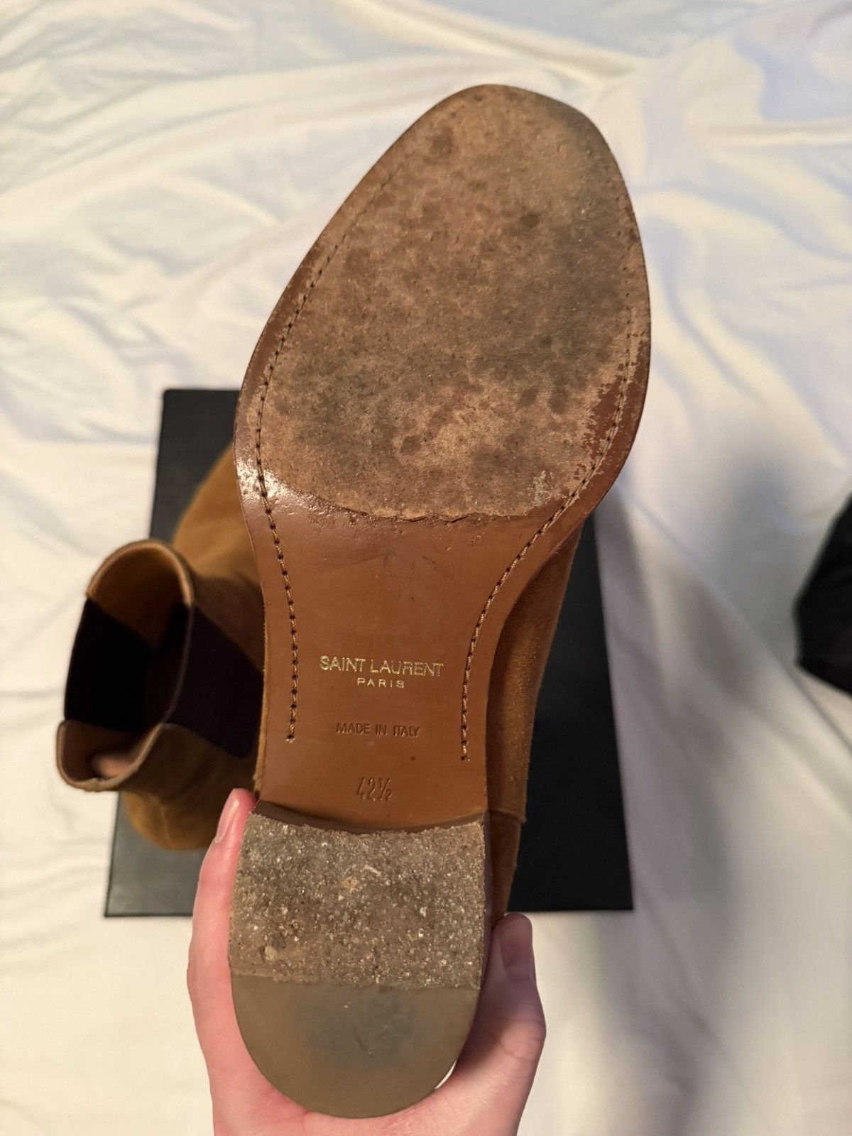 Saint Laurent Paris FW13 Ochre Chelsea Boot Size US 9.5 / EU 42-43 - 5 Thumbnail