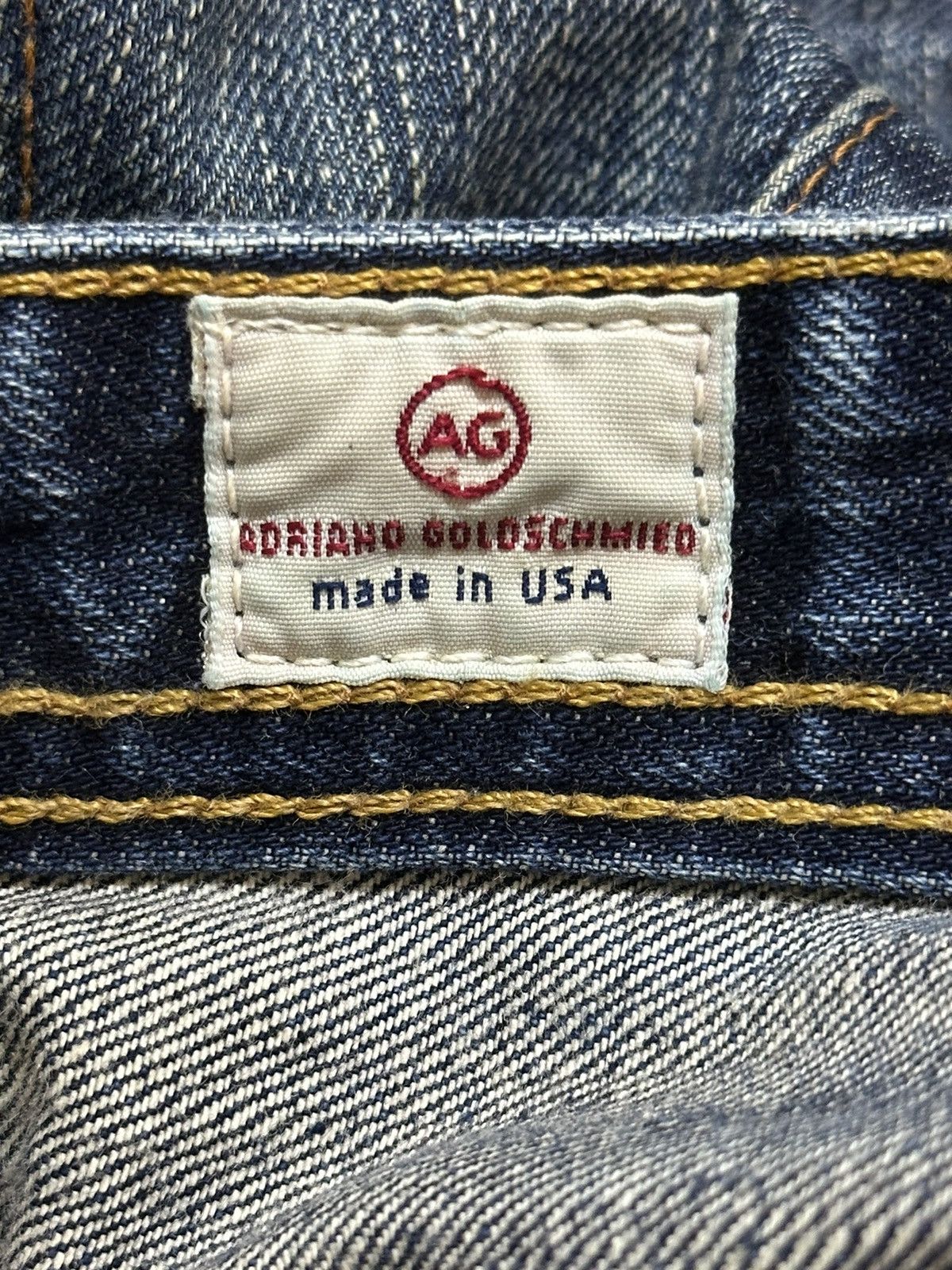 Vintage Adriano Goldschmied Blue Faded Wash Style Jeans