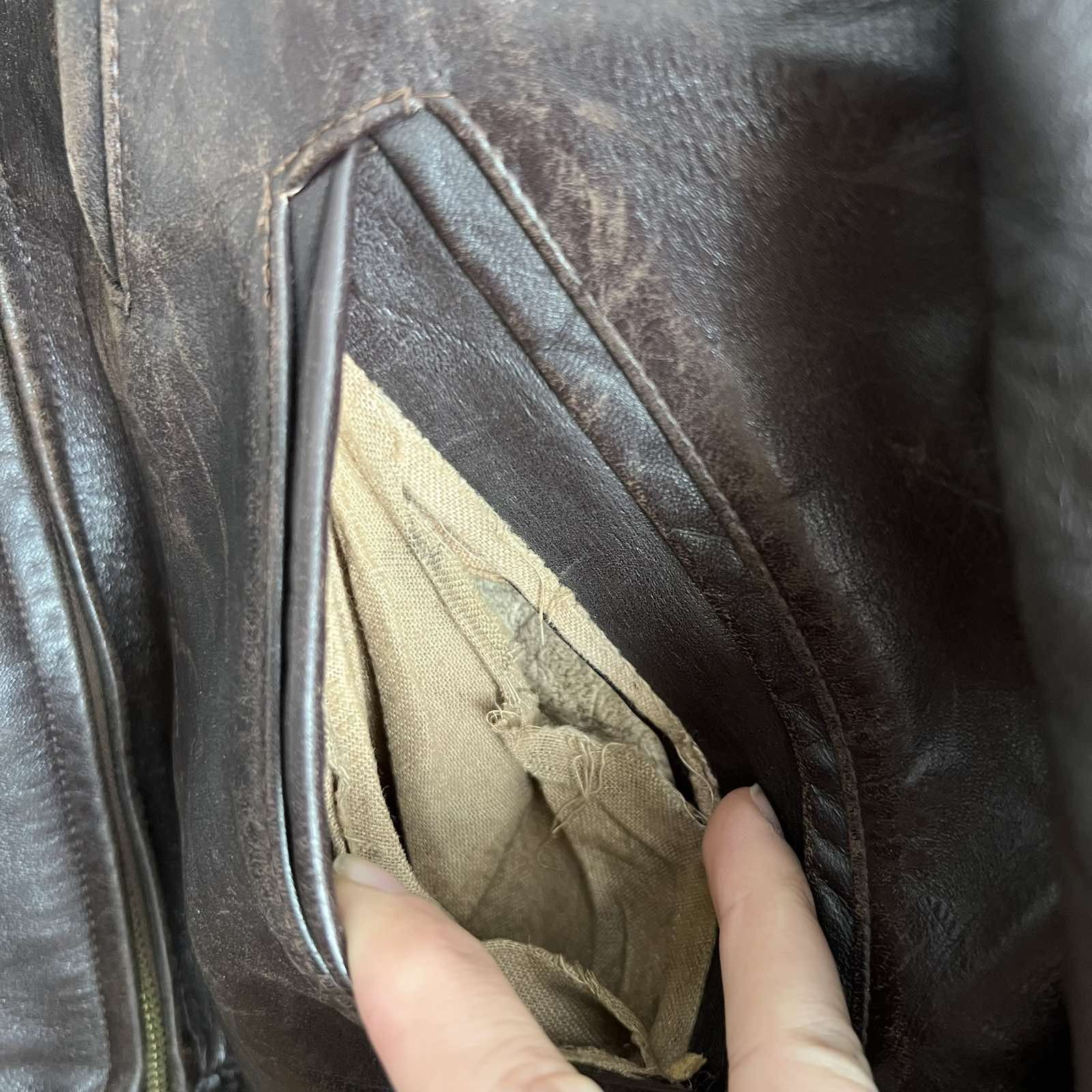 Vintage Vintage like 40s B-2 leather flying jacket ww2 Size US M / EU 48-50 / 2 - 8 Thumbnail