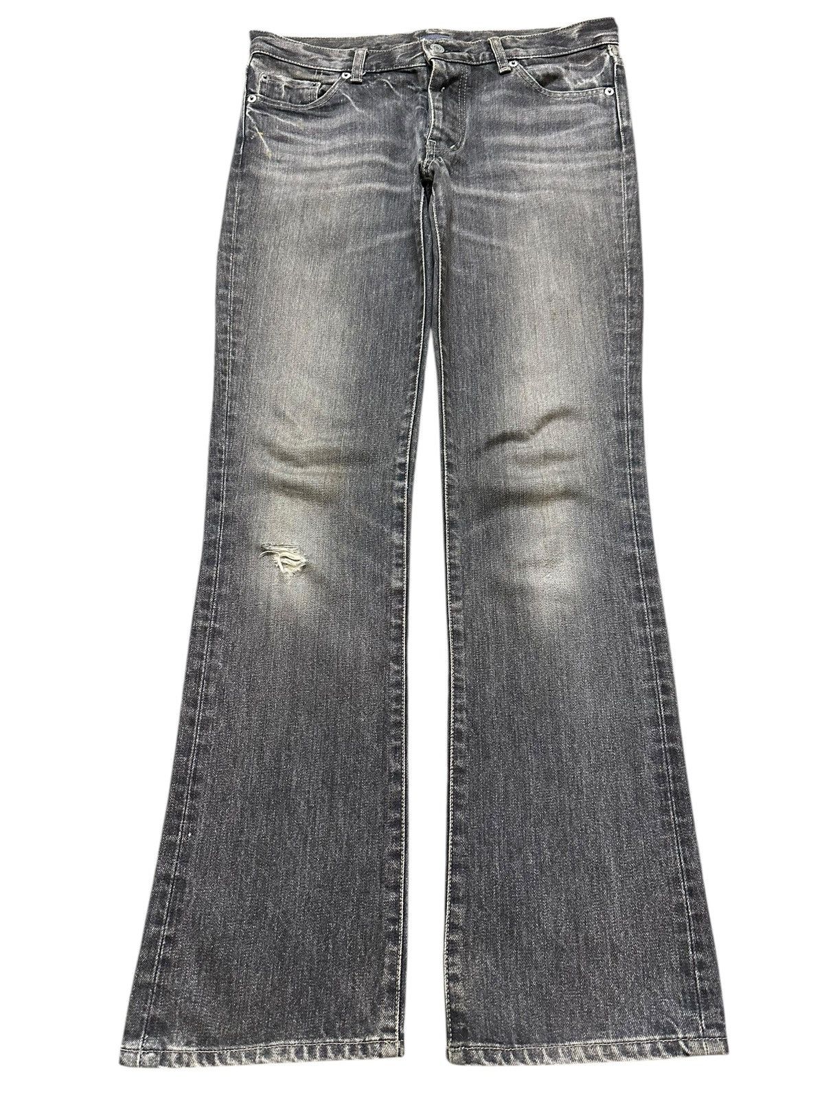 14th Addiction Vintage Japanese Brand Faded Stone Wash Style Bootcut Jeans Size US 31 - 1 Thumbnail