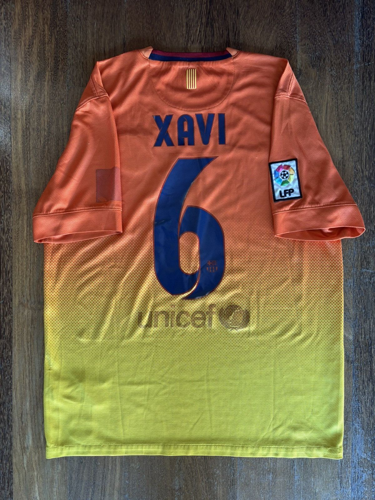 Nike Barcelona 2012/13 Xavi 6 Original Nike Size US M / EU 48-50 / 2 - 1 Thumbnail