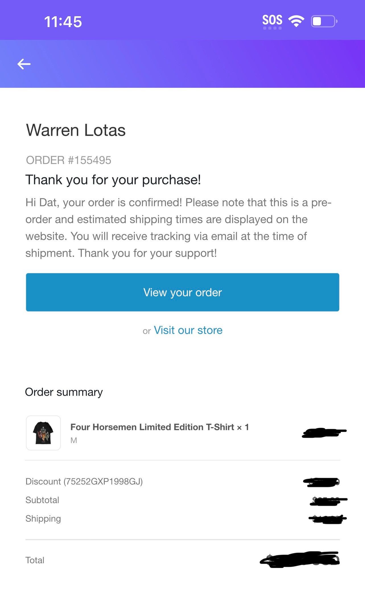 Warren Lotas Authentic Warren Lotas Limited Edition Four Horsemen T-Shirt Size US M / EU 48-50 / 2 - 7 Thumbnail