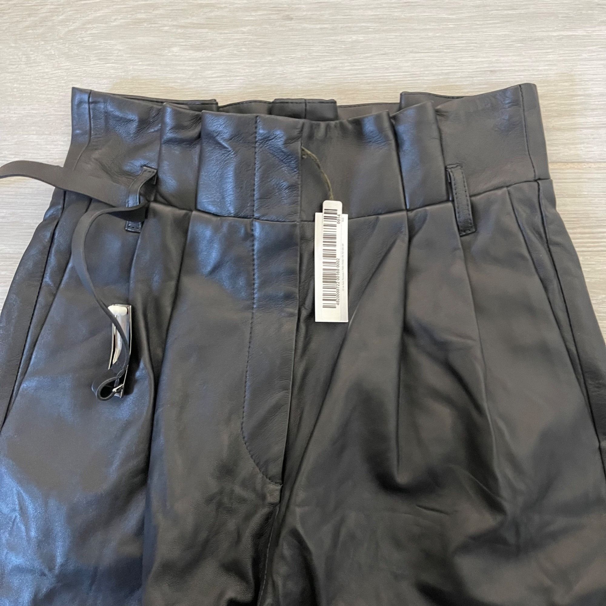 Longchamp NWT LONGCHAMP LAMB LEATHER BLACK SKINNY PANTS SZ 36 Size 36" / US 14 / IT 50 - 3 Thumbnail