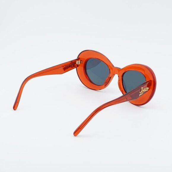 Loewe Loewe LW40112I 66V Sunglasses Red Butterfly Frame, Blue Size ONE SIZE - 4 Thumbnail