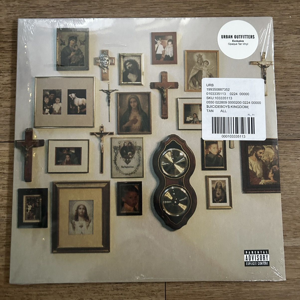 G59 Records $uicideboy$ Opaque Tan Thy Kingdom Come Vinyl UO Exclusive Size ONE SIZE - 2 Thumbnail