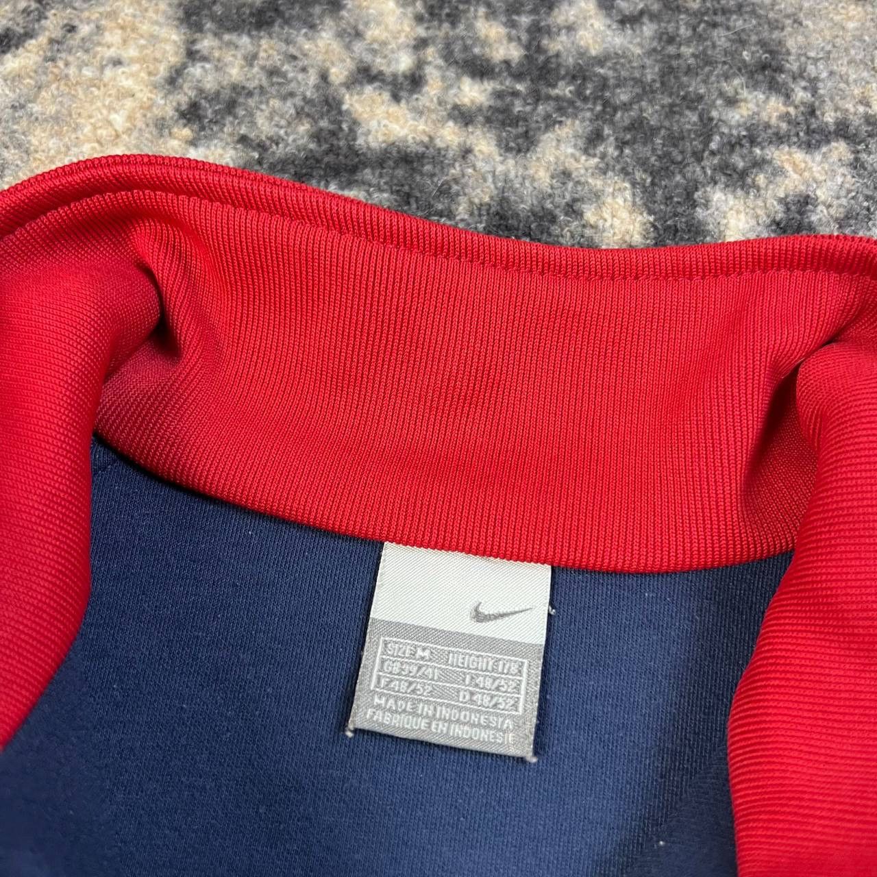 Nike Nike Athletic Vintage Y2K Mini Logo Zip Up Track Jacket Size US M / EU 48-50 / 2 - 5 Thumbnail