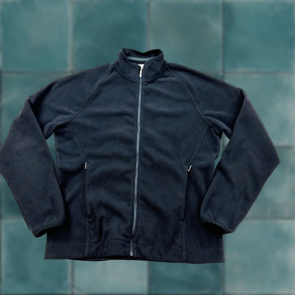 Nike VINTAGE Nike Jacket Womens Medium Black Fleece Golf Full Zip Size M / US 6-8 / IT 42-44 - 1 Thumbnail