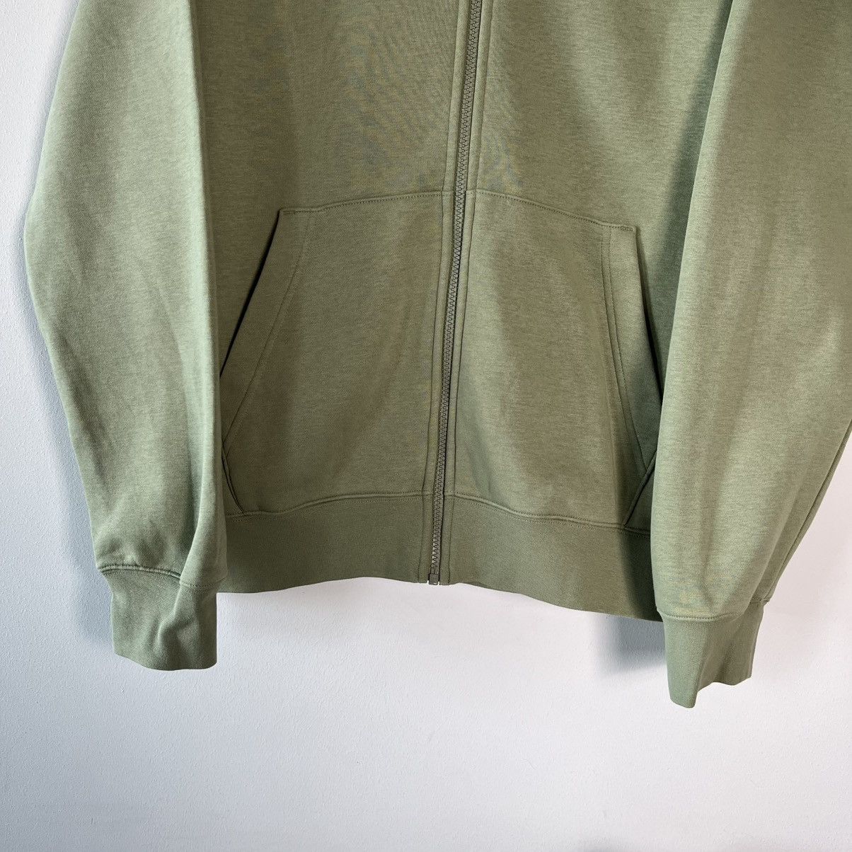 Nike Nike Full Zip Hoodie Green Minimal Streetwear Jacket Swoosh Size US L / EU 52-54 / 3 - 5 Thumbnail