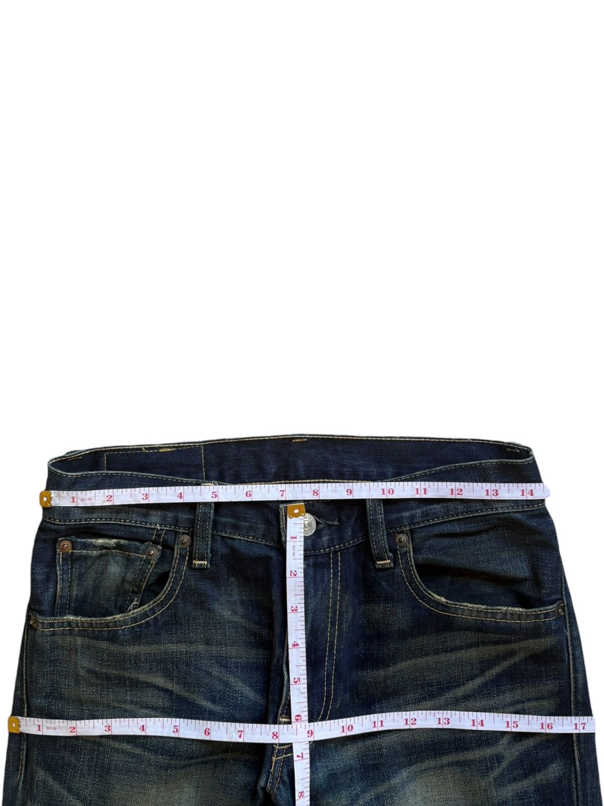 Levi's Vintage 90s Levis 502 Mud Wash Distressed Jeans Size US 29 - 12 Thumbnail