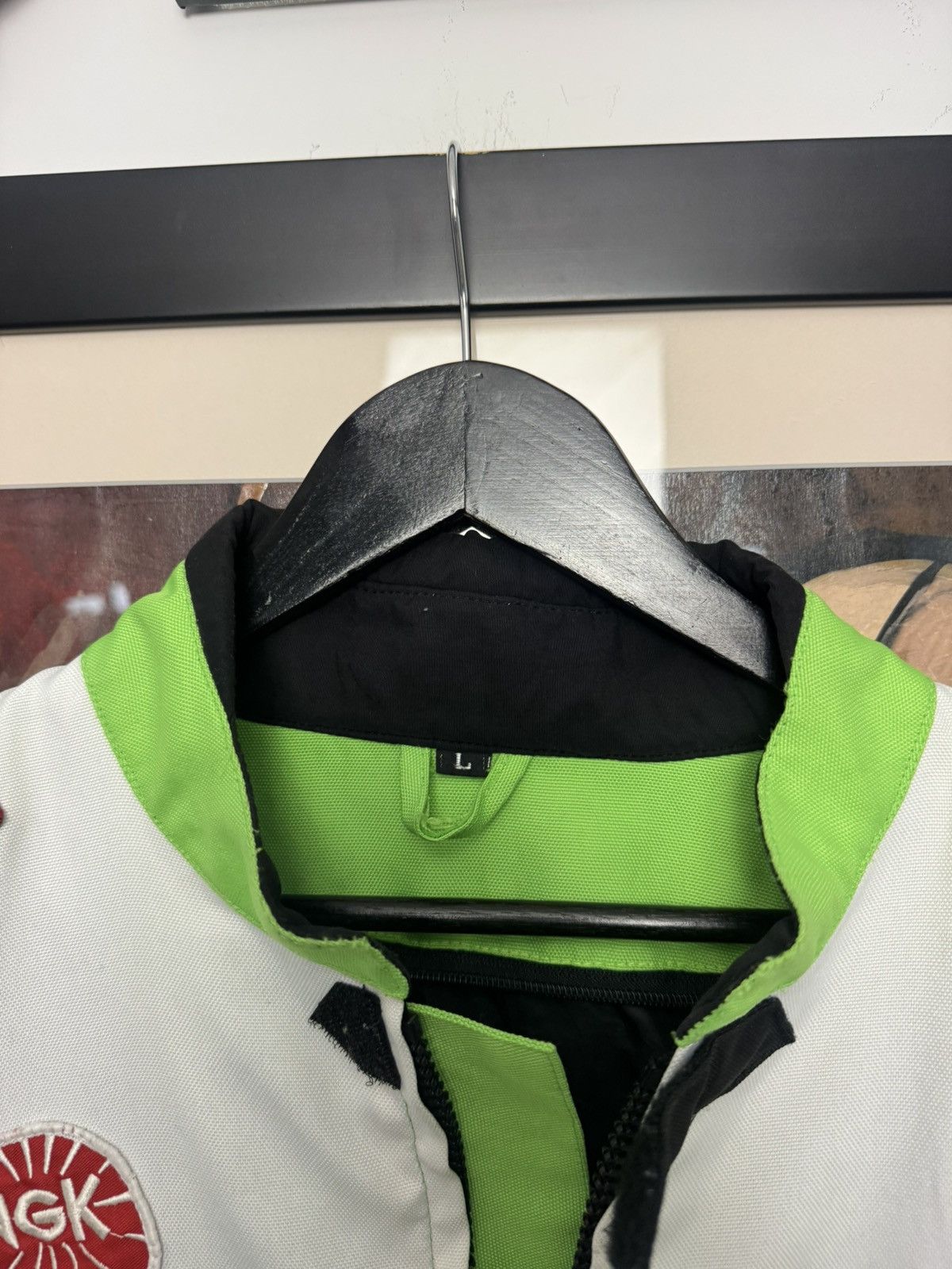 Vintage Vintage Y2k Kawasaki Racing Jacket Hype Rare Green Cordura Size US L / EU 52-54 / 3 - 3 Thumbnail