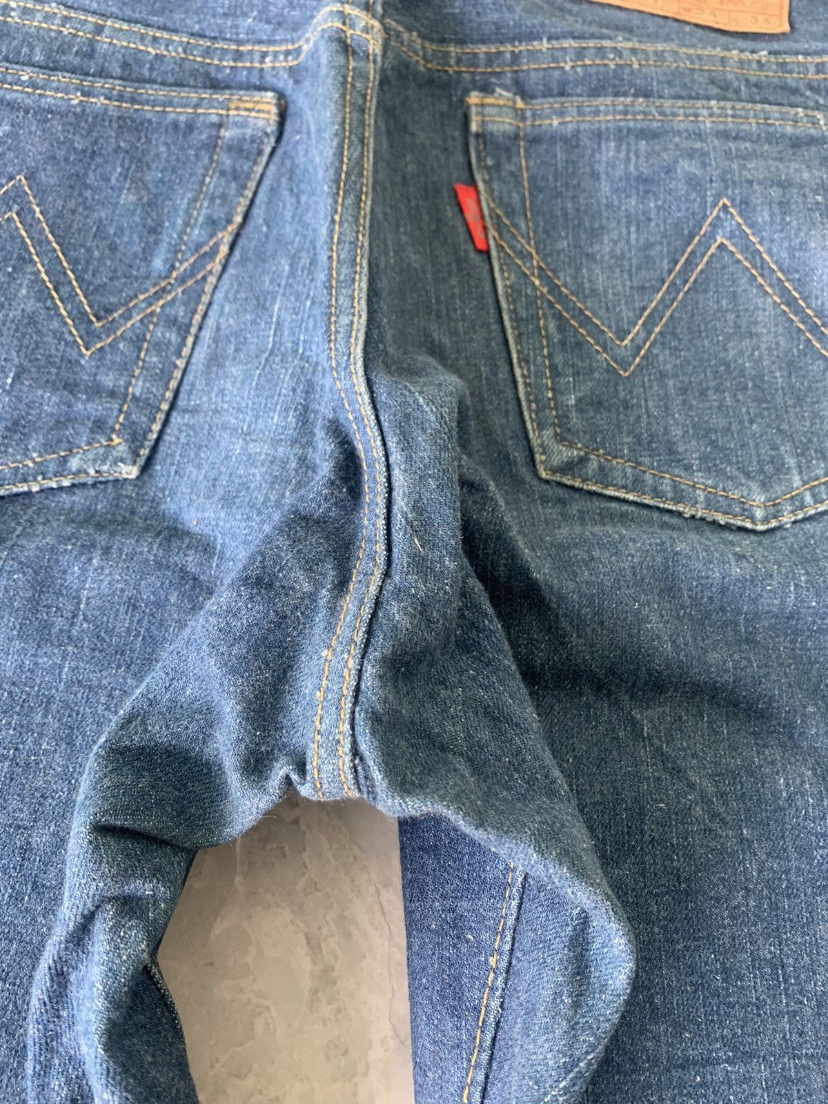 Edwin × Toyo Enterprises × Vintage Vintage 80s Edwin 4007 Flare jeans Size US 34 / EU 50 - 9 Thumbnail