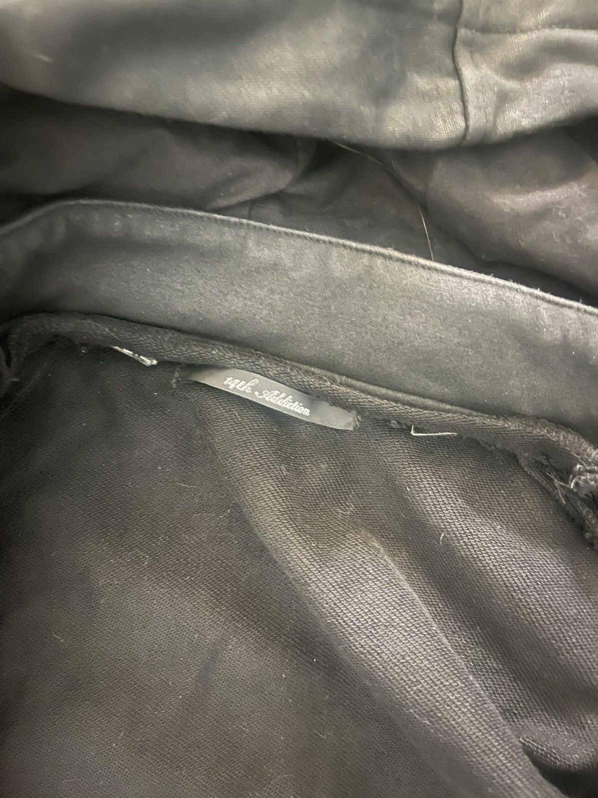 14th Addiction 14th Addiction Black Waxed detachable zip up hoodie Size US S / EU 44-46 / 1 - 4 Thumbnail