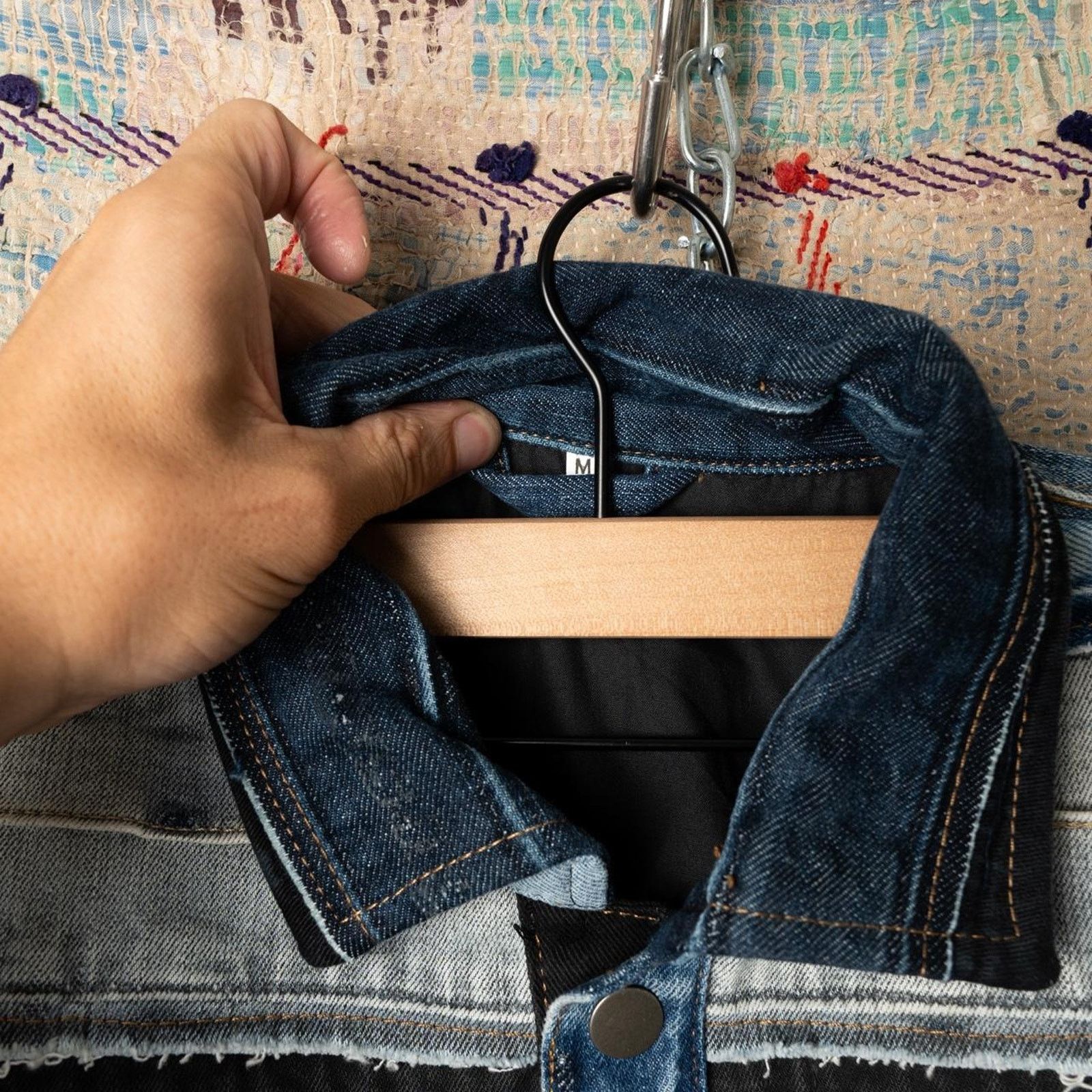Levi's Custom Upcycled levis denim jacket , One of One Rework Size US M / EU 48-50 / 2 - 5 Thumbnail
