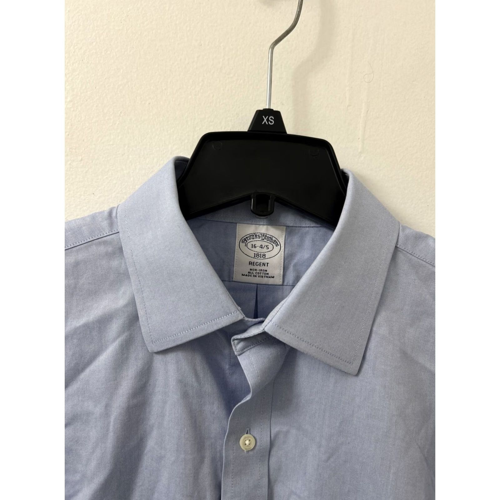 Brooks Brothers Brooks Brothers Regent Shirt Mens 16 4/5 Blue Oxford Button-Down L/S Non Iron Casual Size US L / EU 52-54 / 3 - 5 Thumbnail