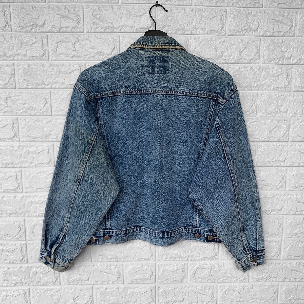 Vintage Vintage Acid Wash Big John Denim Trucker Jacket Size US S / EU 44-46 / 1 - 3 Thumbnail