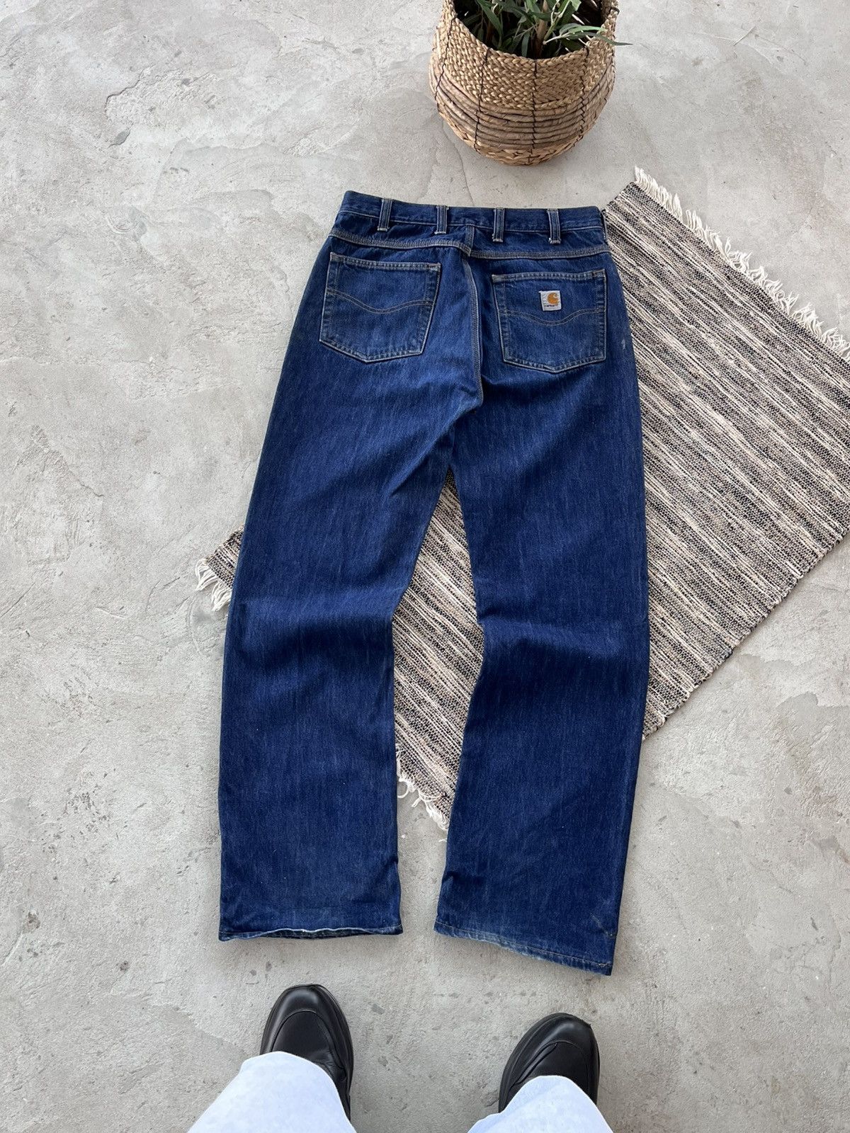 Carhartt 90s Vintage Carhartt Denim Distressed sk8 Regular Jeans Size US 34 / EU 50 - 1 Thumbnail