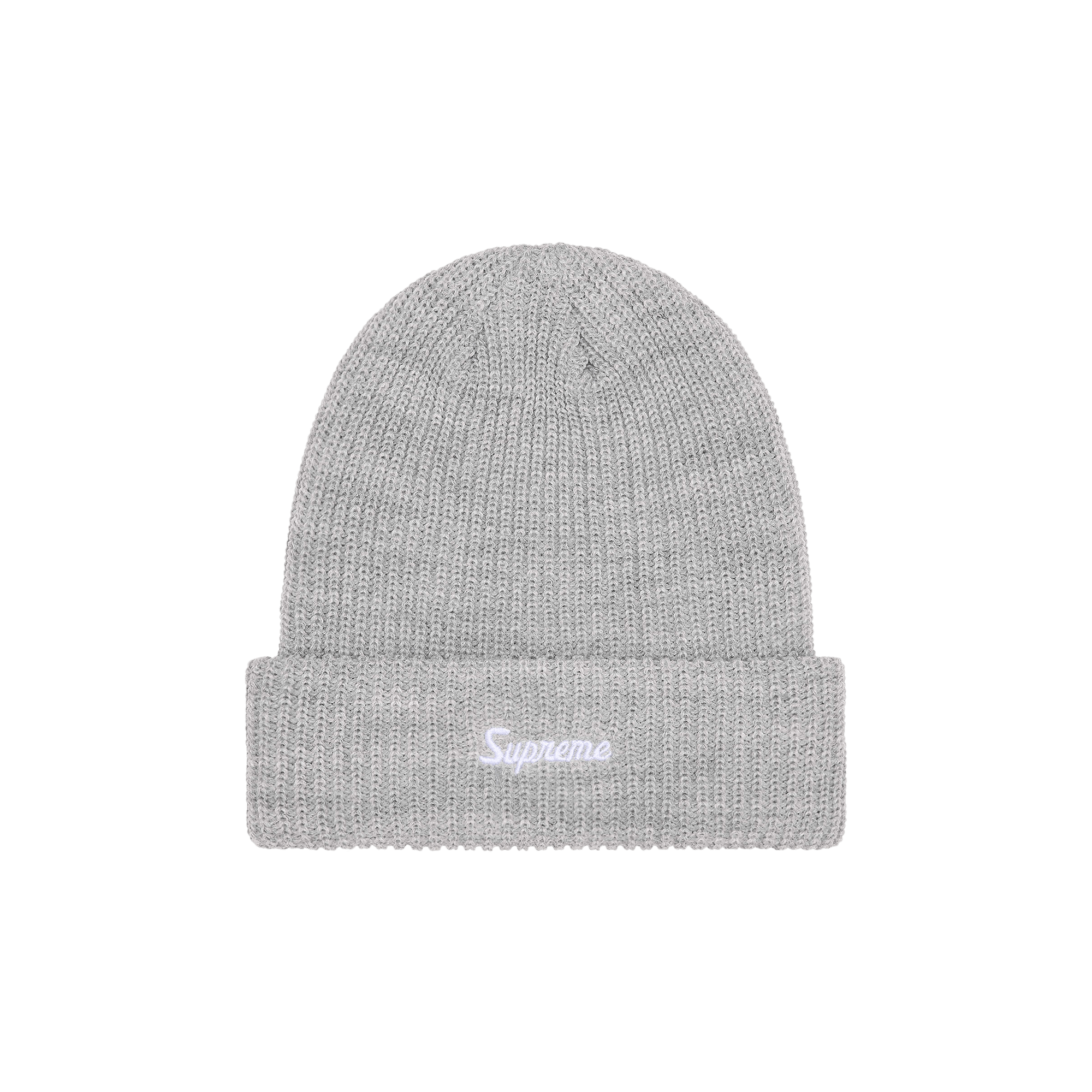 Supreme Supreme Crochet Beanie Heather Grey Multicolor Knit Hat