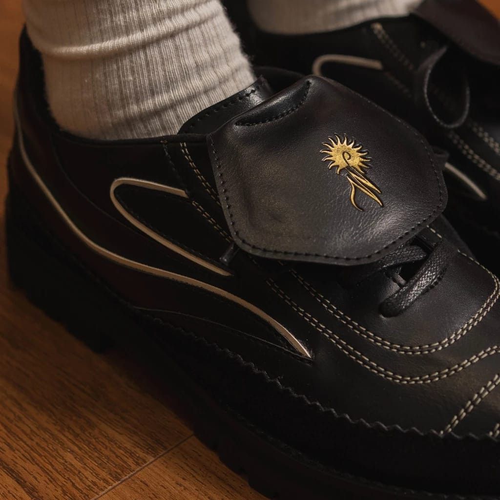 Designer × Leather Sneakerdress Copa Black Leather Size US 10 / EU 43 - 4 Thumbnail