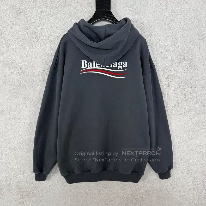 Balenciaga Balenciaga Coke Wave Lettering Embroidered Hooded Sweatshi Size US XS / EU 42 / 0 - 1 Thumbnail