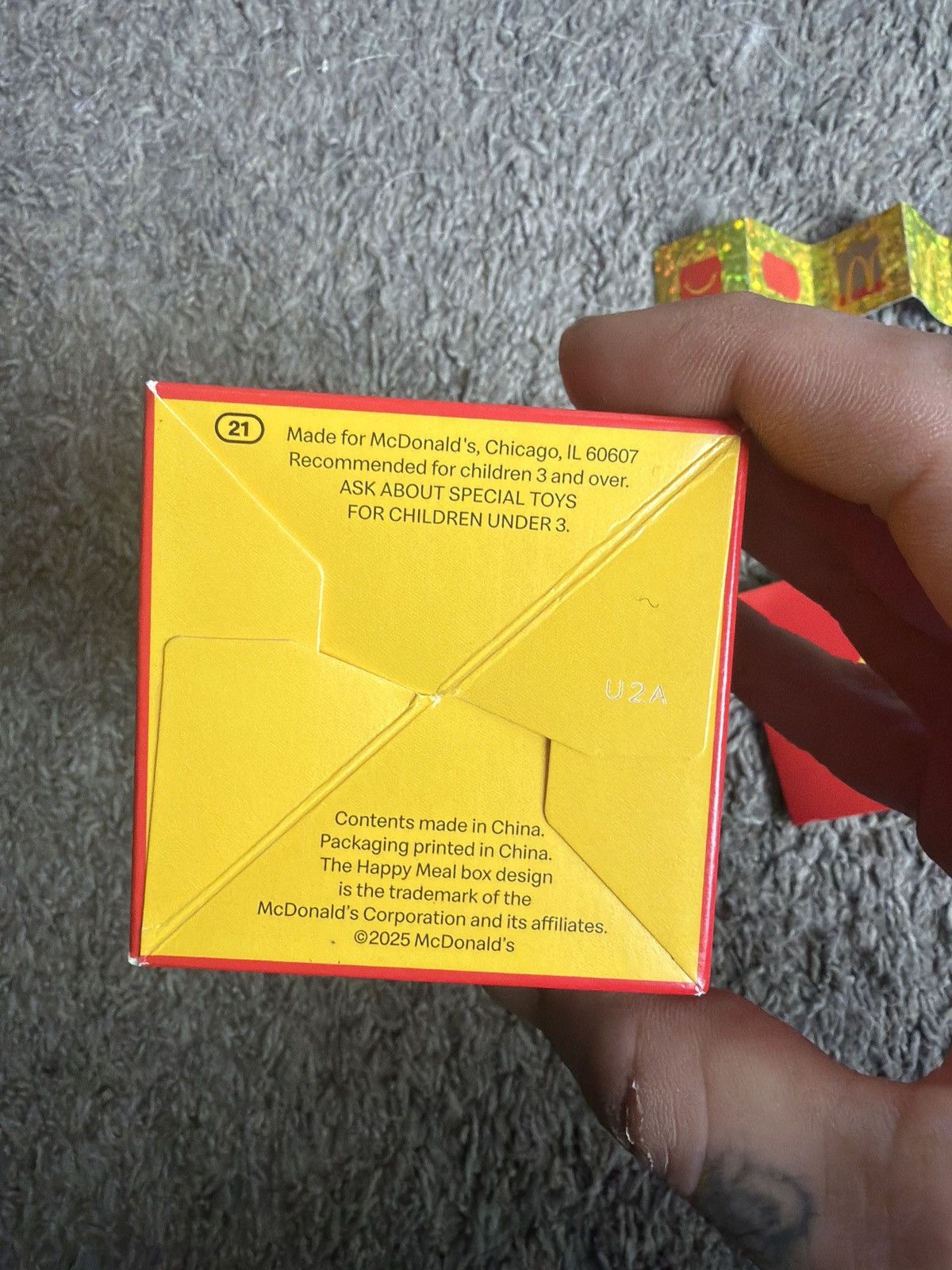 Hypebeast 2025 Lil McDonald’s Gold Happy Meal Box Miniature Size ONE SIZE - 15 Thumbnail