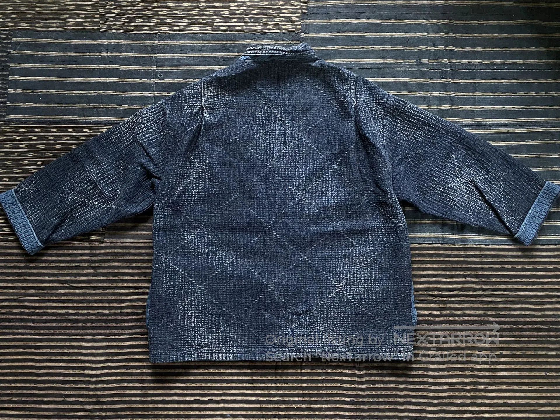 Porter Classic porter classic sashiko original mil-shirt jacket. Size US L / EU 52-54 / 3 - 5 Thumbnail