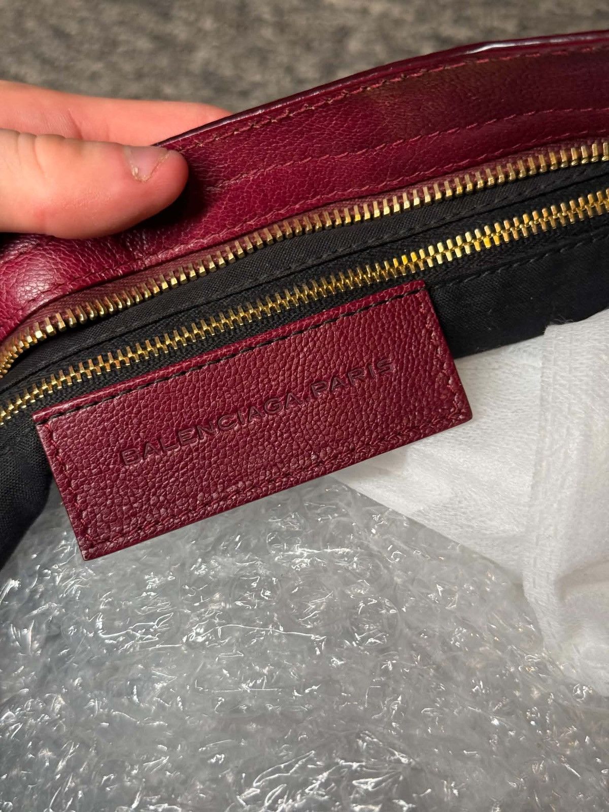 Balenciaga Balenciaga Classic Citybag — Wine Red / Gold Hardware Size ONE SIZE - 7 Thumbnail