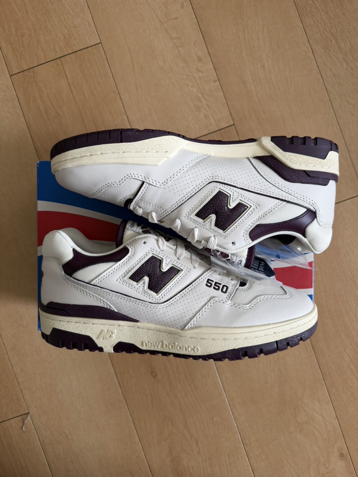 Aime Leon Dore × New Balance New Balance x Aimé Leon Dore 550 “Purple” Size US 10 / EU 43 - 2 Thumbnail