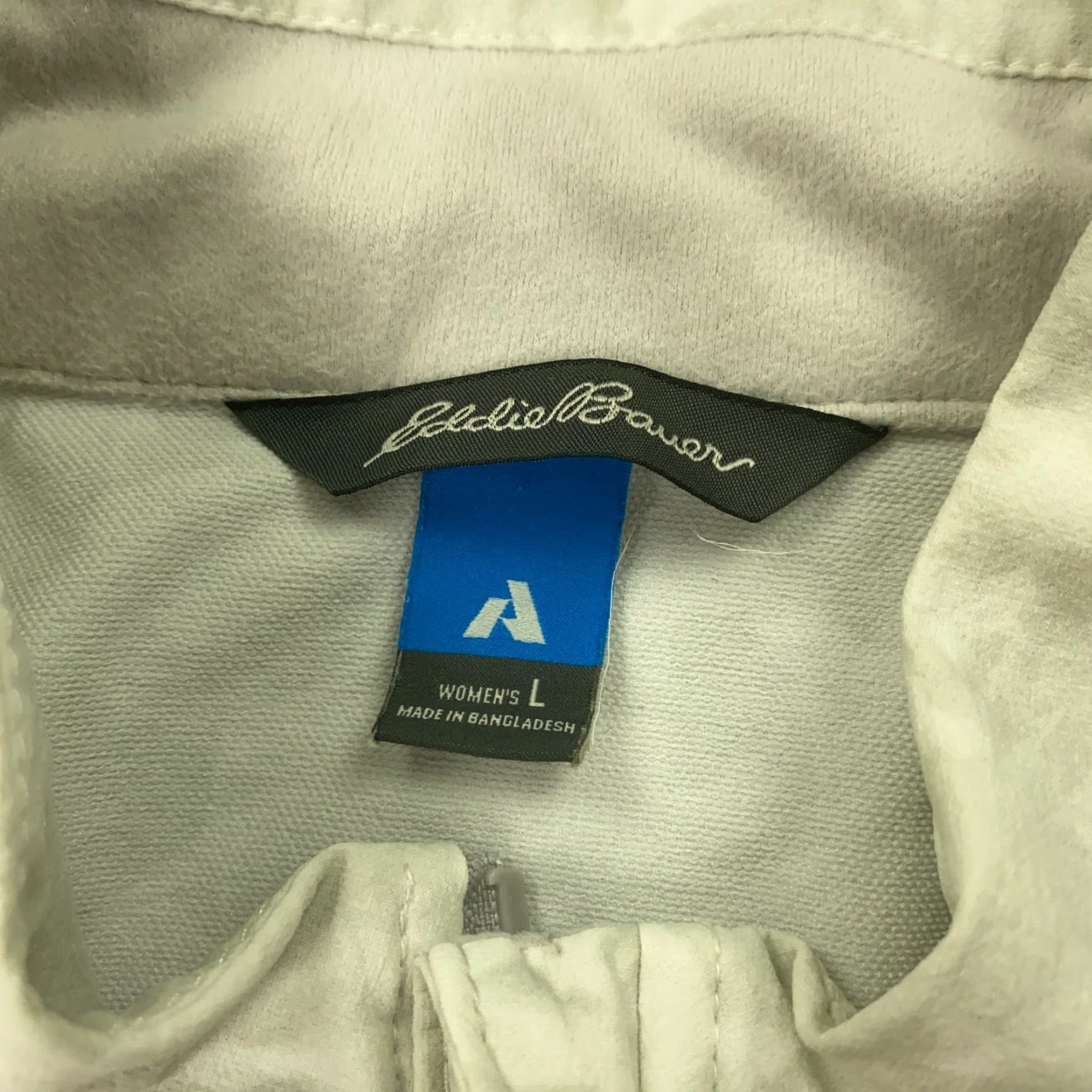 Eddie Bauer EDDIE BAUER First Ascent Jacket Womens Large Gray Lightweight Full Zip Thumb Holes Size L / US 10 / IT 46 - 7 Thumbnail