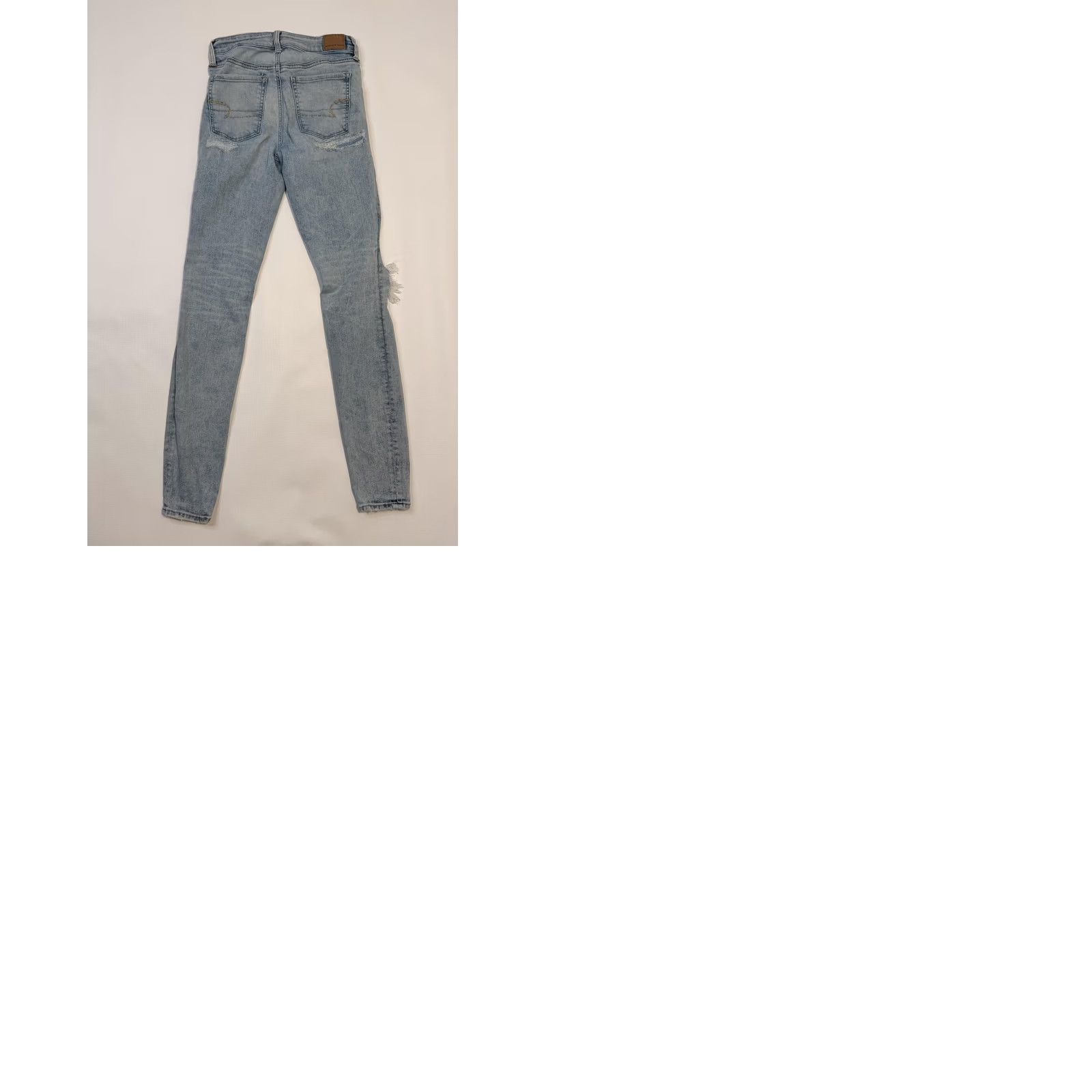 American Eagle Outfitters American Eagle Outfitters Jeans Womens 6 Tall Blue High Rise Jegging Next Level Stretch Distressed 5-Pocket Size 28" / US 6 / IT 42 - 9 Thumbnail