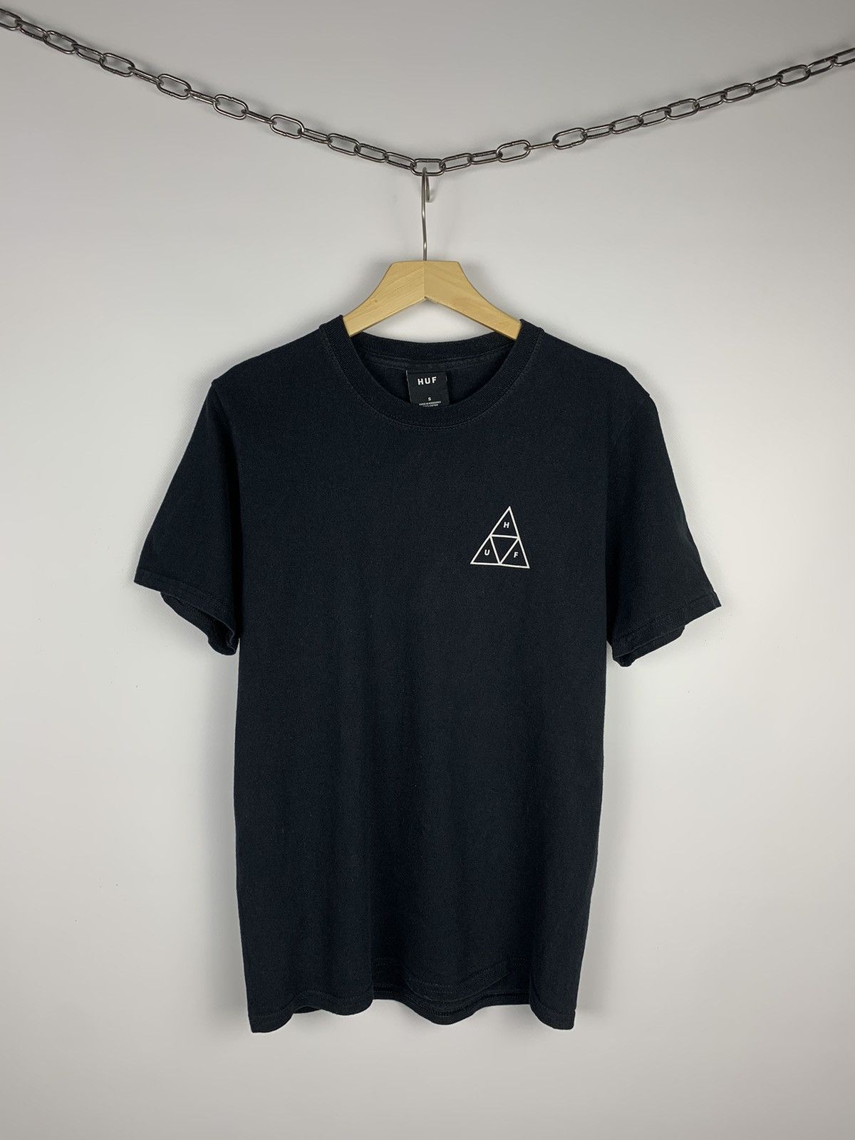 Huf × Vintage HUF Y2K Tee Short Sleeve Big Logo Hawaiian Streetwear Size US S / EU 44-46 / 1 - 5 Thumbnail