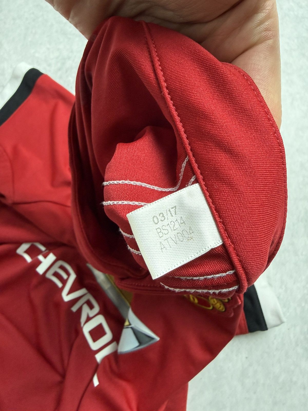 Adidas Adidas × Manchester United 2017/18 Home Kit Soccer Jersey S Size US S / EU 44-46 / 1 - 9 Thumbnail