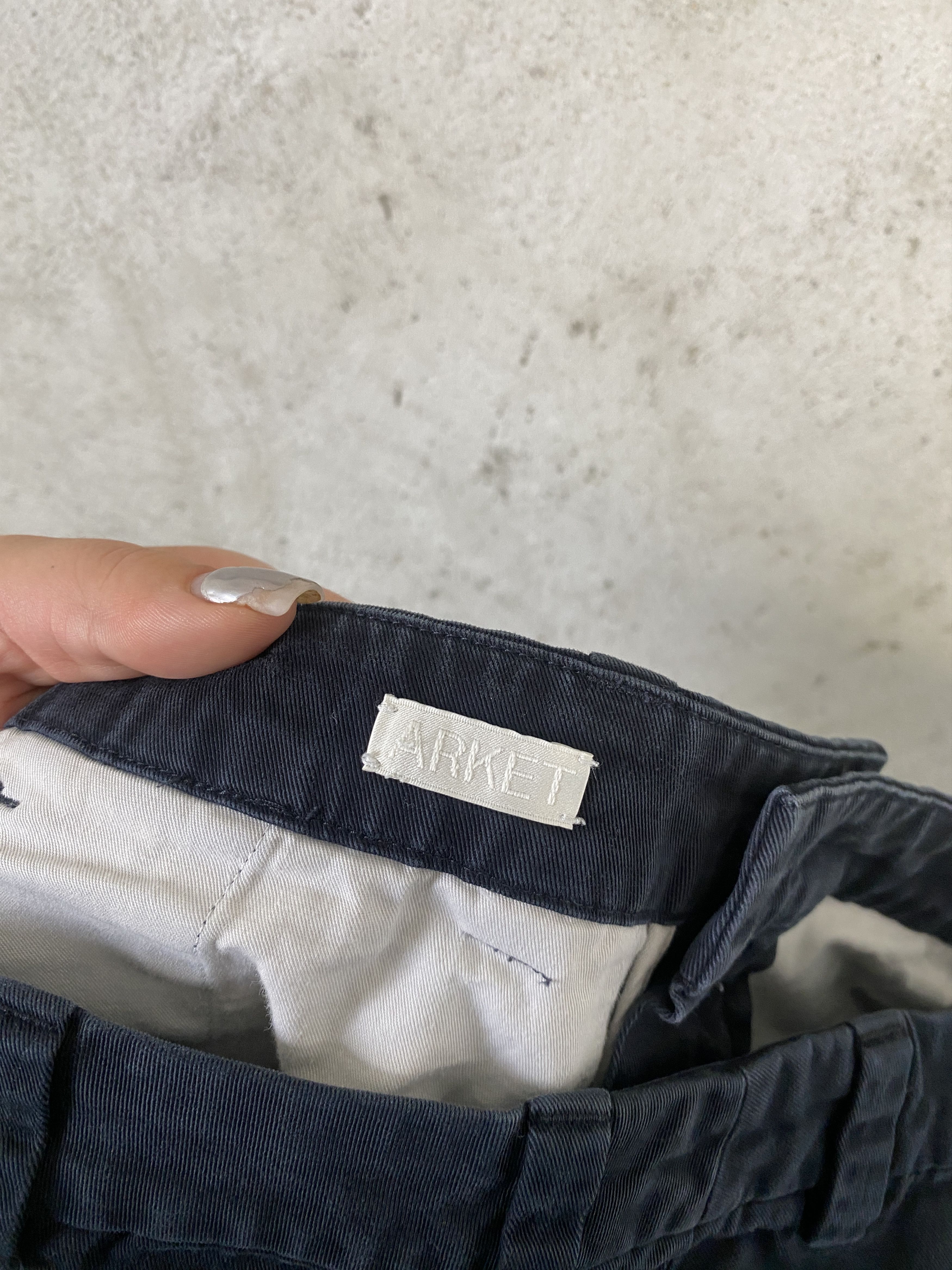 Arket Arket organic cotton twill trousers pants casual slim fit Size US 30 / EU 46 - 4 Thumbnail