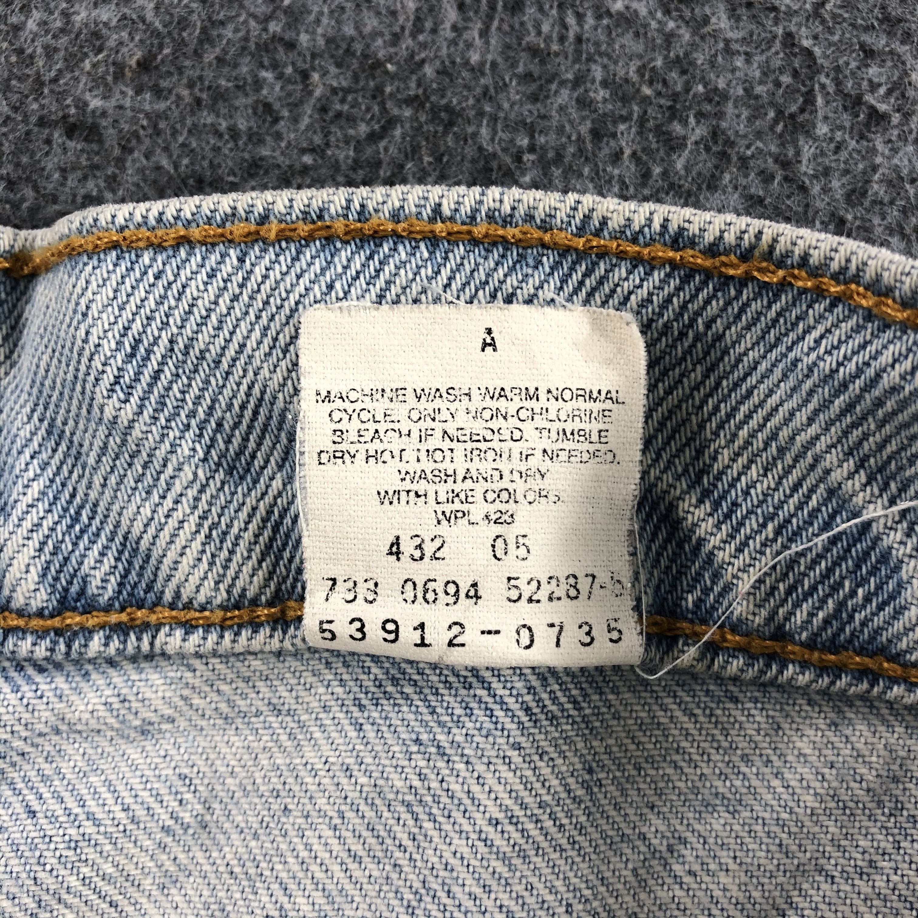 Levi's × Vintage Vintage 90s Light Wash Levis 912 Jeans-J1691 Size US 27 - 11 Thumbnail