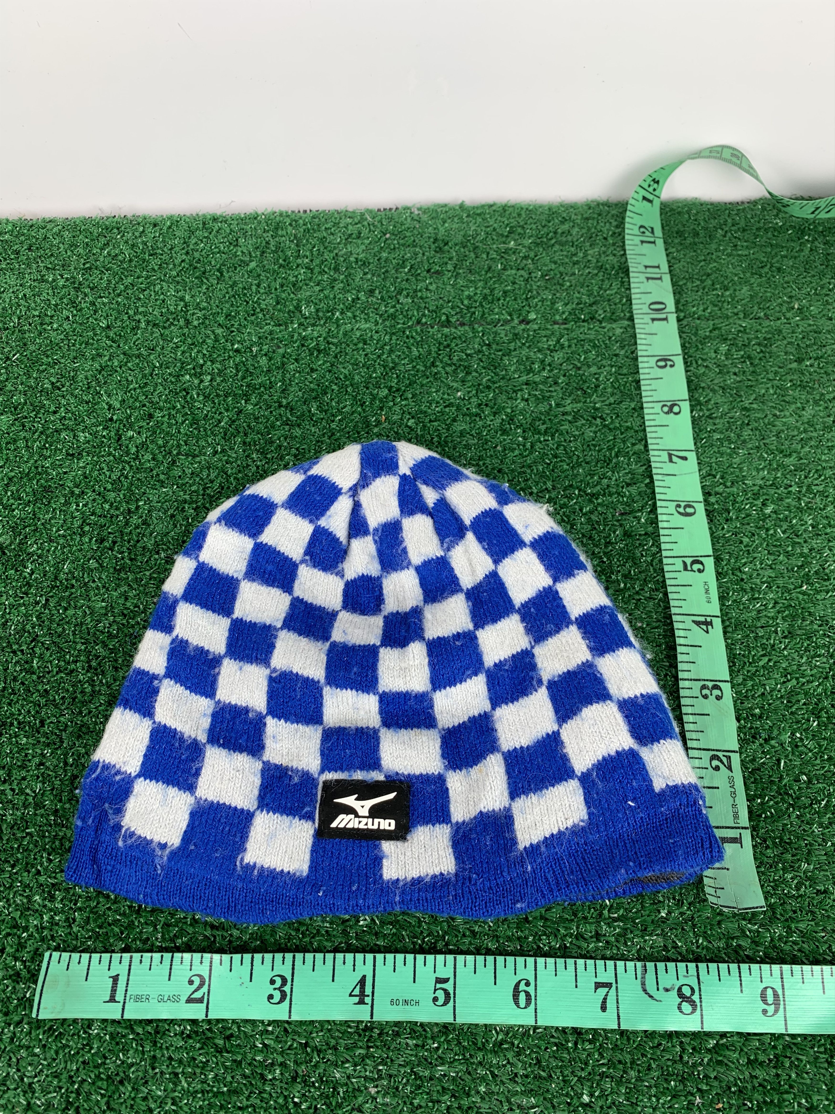 Mizuno vintage Mizuno Checkered beanie hat BA0045 Size ONE SIZE - 2 Thumbnail