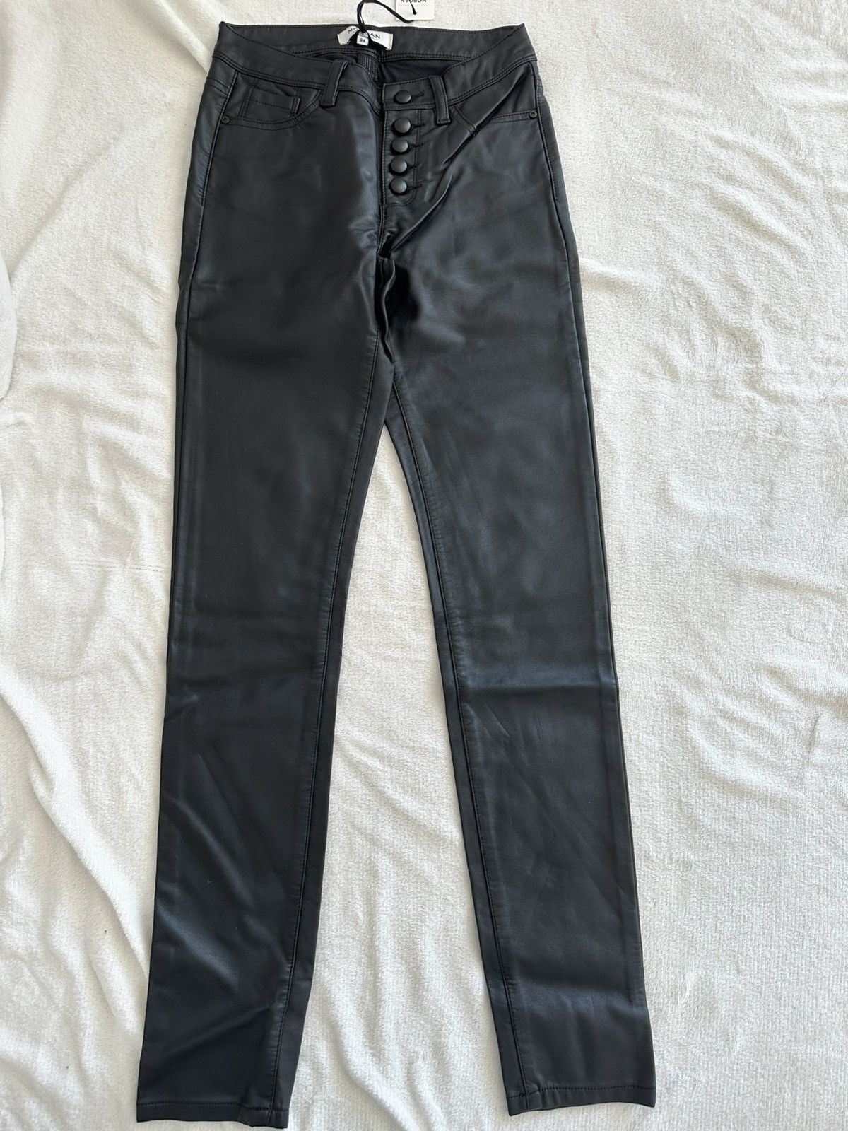Morgan De Toi Pants (faux leather) Size 24" / US 00 / IT 34 - 2 Thumbnail