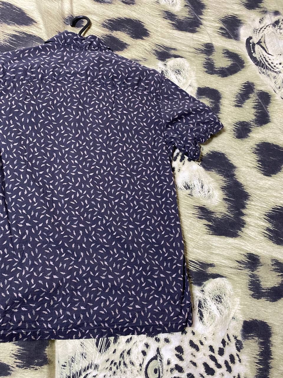 Allsaints × Vintage AllSaints Short Sleeve Abstract Print Button Up Down Shirt Size US M / EU 48-50 / 2 - 6 Thumbnail