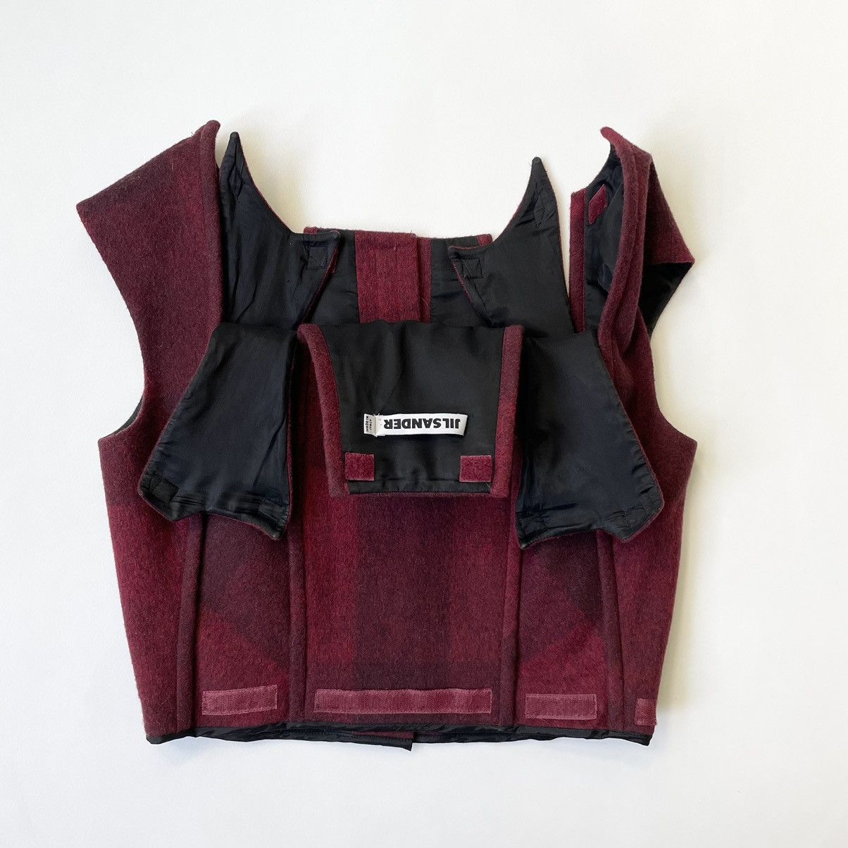Jil Sander A/W 10 Wool 2 Piece ‘Velcro Dress’ Size S / US 4 / IT 40 - 6 Thumbnail