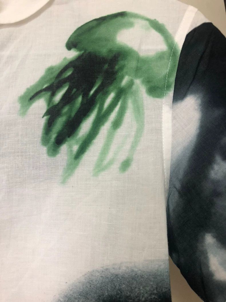 Yohji Yamamoto Yohji YamamotoJellyfish ink shirt 2503-Nextarrow Size US S / EU 44-46 / 1 - 3 Thumbnail