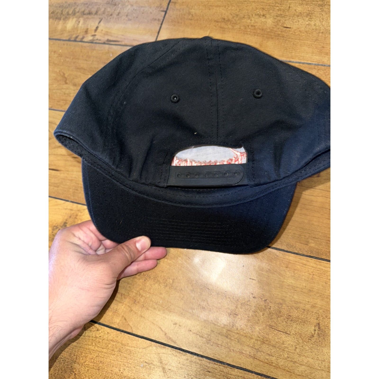 Vintage Burn Down Eden Hat Black SnapBack Adjustable Men One Size Metal Cap Size ONE SIZE - 3 Thumbnail